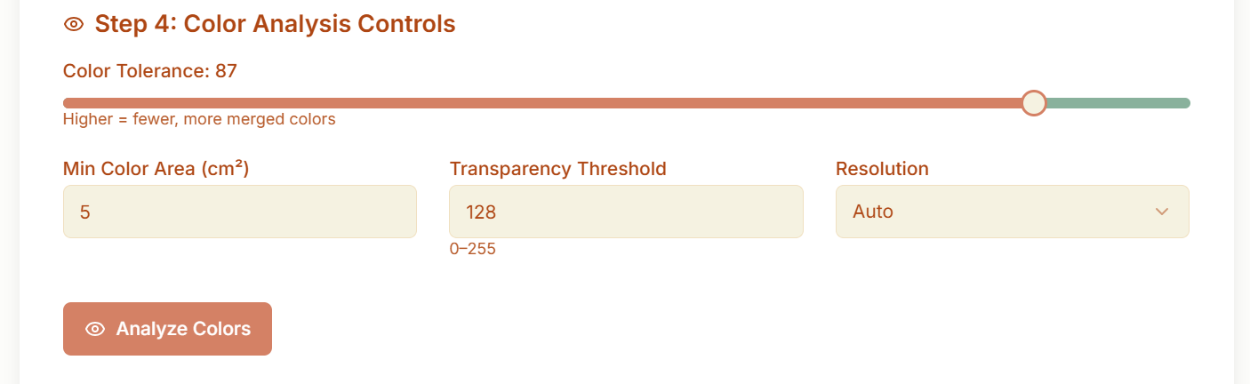 Step 3: Analyze colors automatically